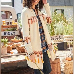 Matilda Jane | Moments with you Gingersnap Sweater cardigan boho Size XS NWT